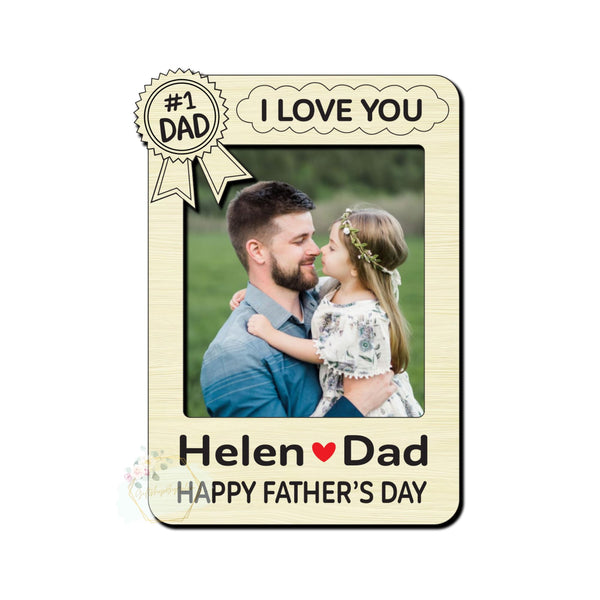Personalized Car Visor Clip Photo, Unique Gift for Father's Day Car Accessories from Kids, Car Visor Picture Frame Drive Safe I Love You Clip, Photo Holder, Gift for Dad, Grandpa, Mom