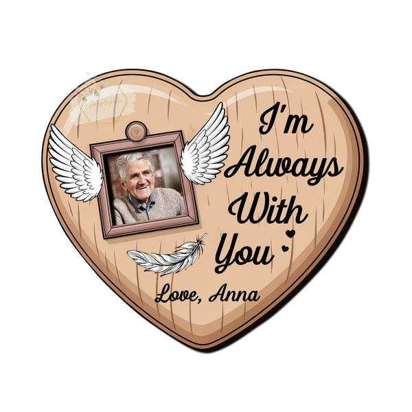 Custom Photo Memorial Car Visor Clip, Car Visor Photo Frame Accessories Photo Car Accessory Gifts, Bereavement Gift for Family & Friends, Sympathy Car Picture Holder for Loss of Loved One