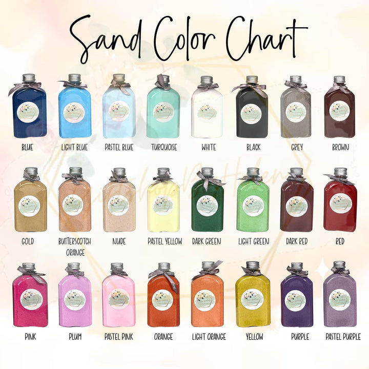 Custom Sand Unity Set for Wedding Ceremony Unity Sand Container | Sand ...
