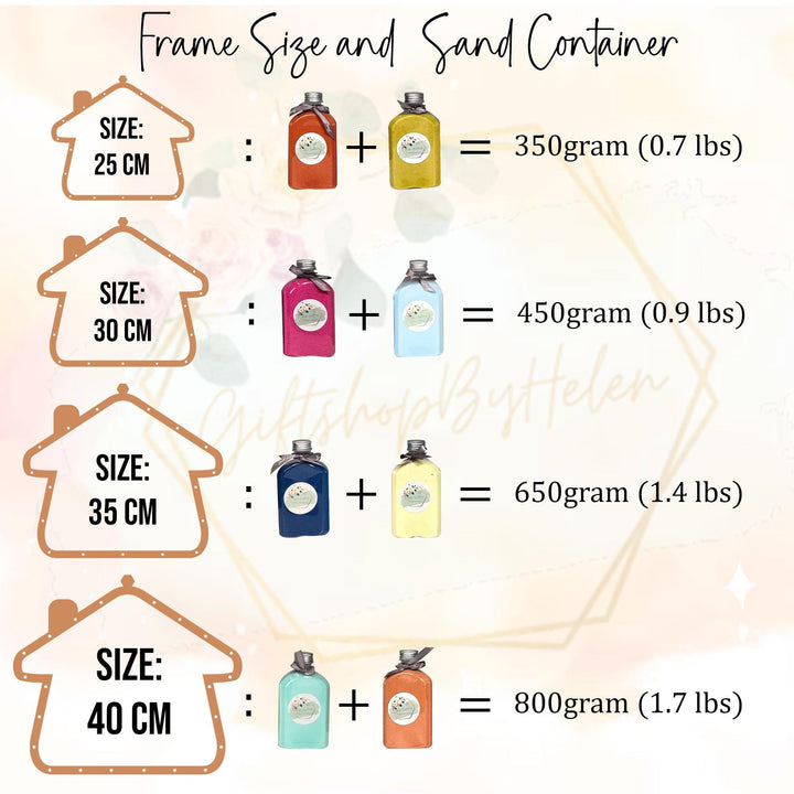 Custom Sand Ceremony Unity Sets for Wedding - Personalized Sand ...