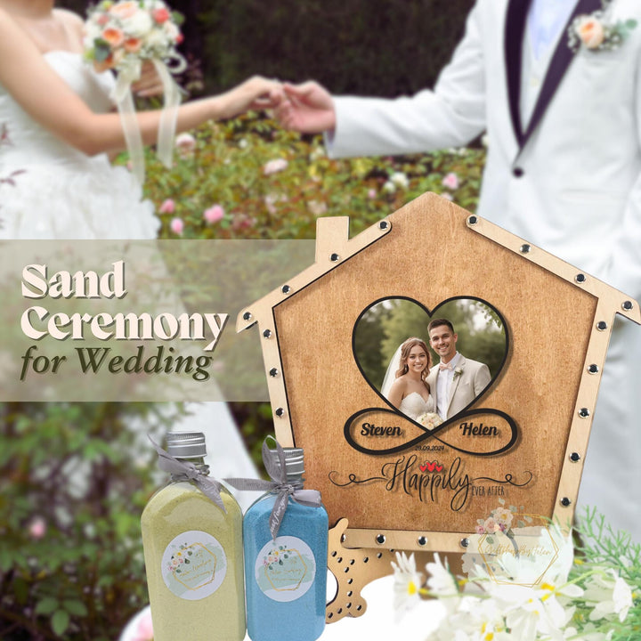 Custom Sand Unity Set for Wedding Ceremony Unity Sand Container | Sand ...