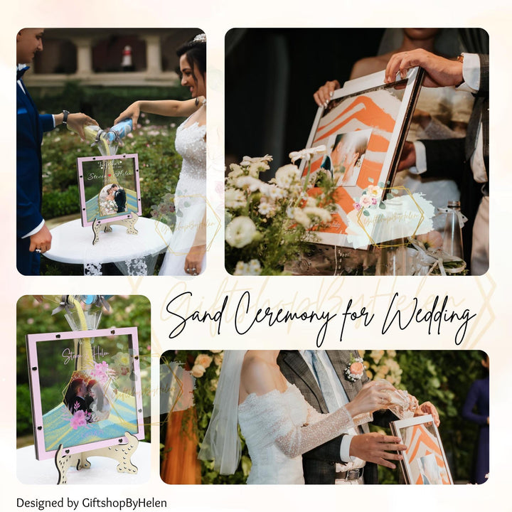Sand Ceremony Set for Beach Wedding Decor | Wedding Unity Sand Shadow ...
